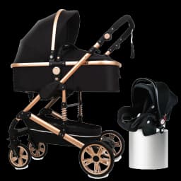 Baby stroller 3 in 1 stroller folding two-sided child four seasons kinderwagen baby carriage high landscape Newborn Travelling