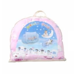New Mosquito Net with Cushion for Baby Household Installation Free Foldable Protectors Bedroom Sleeping Breathable Bed Tent Home