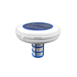 Solar Ionizer for Pool Wireless Cleaner Circular Solar Panels Chlorine Free Algae Resistant