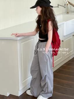 Female child labor pants, children's clothing, summer 2025 new children's quick drying sports and leisure pants, boys' straight