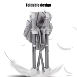 Baby Feeding Chair Foldable baby feeding booster chair With sunshade and removable tray Portable High Chair Folding Booster Seat