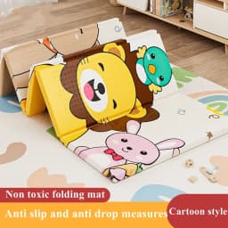 Foldable Children Blanket XPE Foam Baby Play Mat Soft Floor Crawling Pad Toys for Kids Carpet Folding Game Activity Rug with Bag