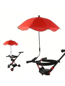UV Protection Baby Stroller Umbrella With Clamp Universal Sunscree Rainproof Stroller Covers Umbrella Baby Stroller Accessories