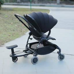 Twins Baby Stroller Pedal Adapter Stroller Accessorie Second Children Auxiliary Trailer Twins Scooter Standing Plate with Seat