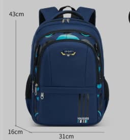 Children's Waterproof Schoolbag. Large Capacity, Good Feel, and Waterproof Function. Suitable for Teenage Boys/Girls. Breathable