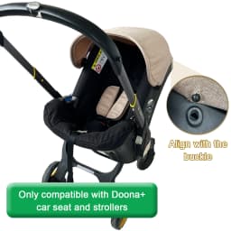 MomTan Replacement Kit for Doona+ Car Seat and Strollers, Stroller Accessories Seat Cushion, Canopy & Shoulder Pads