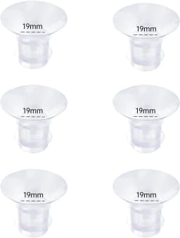 Flange Inserts 13/15/17/19/21mm Compatible with Momcozy S12/S12pro/S9/S9 pro, for TSRETE/Spectra/Medela 24mm Shield/Flanges