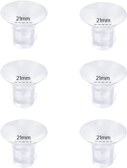 Flange Inserts 13/15/17/19/21mm Compatible with Momcozy S12/S12pro/S9/S9 pro, for TSRETE/Spectra/Medela 24mm Shield/Flanges