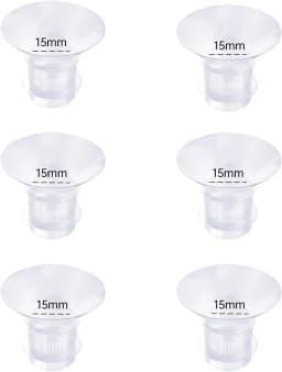 Flange Inserts 13/15/17/19/21mm Compatible with Momcozy S12/S12pro/S9/S9 pro, for TSRETE/Spectra/Medela 24mm Shield/Flanges