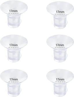 Flange Inserts 13/15/17/19/21mm Compatible with Momcozy S12/S12pro/S9/S9 pro, for TSRETE/Spectra/Medela 24mm Shield/Flanges
