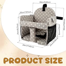 Baby High Chair Cushions Cover Shopping Cart Seat Breathable Foam For Infant Chair Comfortable Cushions Cloth Seat Cover