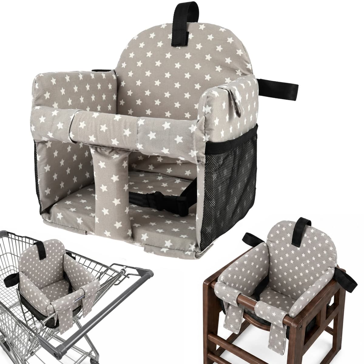Baby High Chair Cushions Cover Shopping Cart Seat Breathable Foam For Infant Chair Comfortable Cushions Cloth Seat Cover