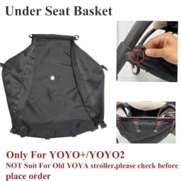 1:1 Material Stroller Accessories Shopping Basket For Yoyo+ Yoyo2 Under-seat Storage Bag Large Size Diaper Bag Basket