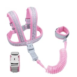 2 in 1 Toddler Harnesses Prevent Loss- Anti Lost Wrist Link for Toddlers Leashes 1-7year,Baby Harnesses Wristband Tether Strap