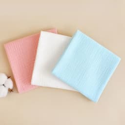 8Pcs Cotton Baby Gauze Diapers For Newborn Baby Nappy Changing 43x45cm Washable Reusable Double Layer Soft Baby Diapering Towels
