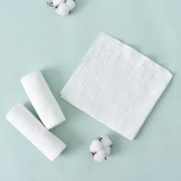 8Pcs Cotton Baby Gauze Diapers For Newborn Baby Nappy Changing 43x45cm Washable Reusable Double Layer Soft Baby Diapering Towels