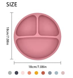5Pcs/Set Baby Soft Silicone Tableware Kid Feeding Dishe Sucker Plate Bowl Spoon Fork Set Children Dishes Non-slip Dinnerware Set