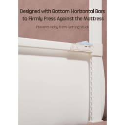PANGDUBE Baby Bed Rail Guard Child Bed Barrier Safety Fence Railing for Kids Bed Toddler Anti Fall Side Rail Protection
