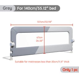 PANGDUBE Baby Bed Rail Guard Child Bed Barrier Safety Fence Railing for Kids Bed Toddler Anti Fall Side Rail Protection