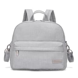 Soboba Stylish Diaper Backpack for Women Solid Fashion Waterproof Large Capacity Multi-funcional Nappy Changing Bag with 2 Strap