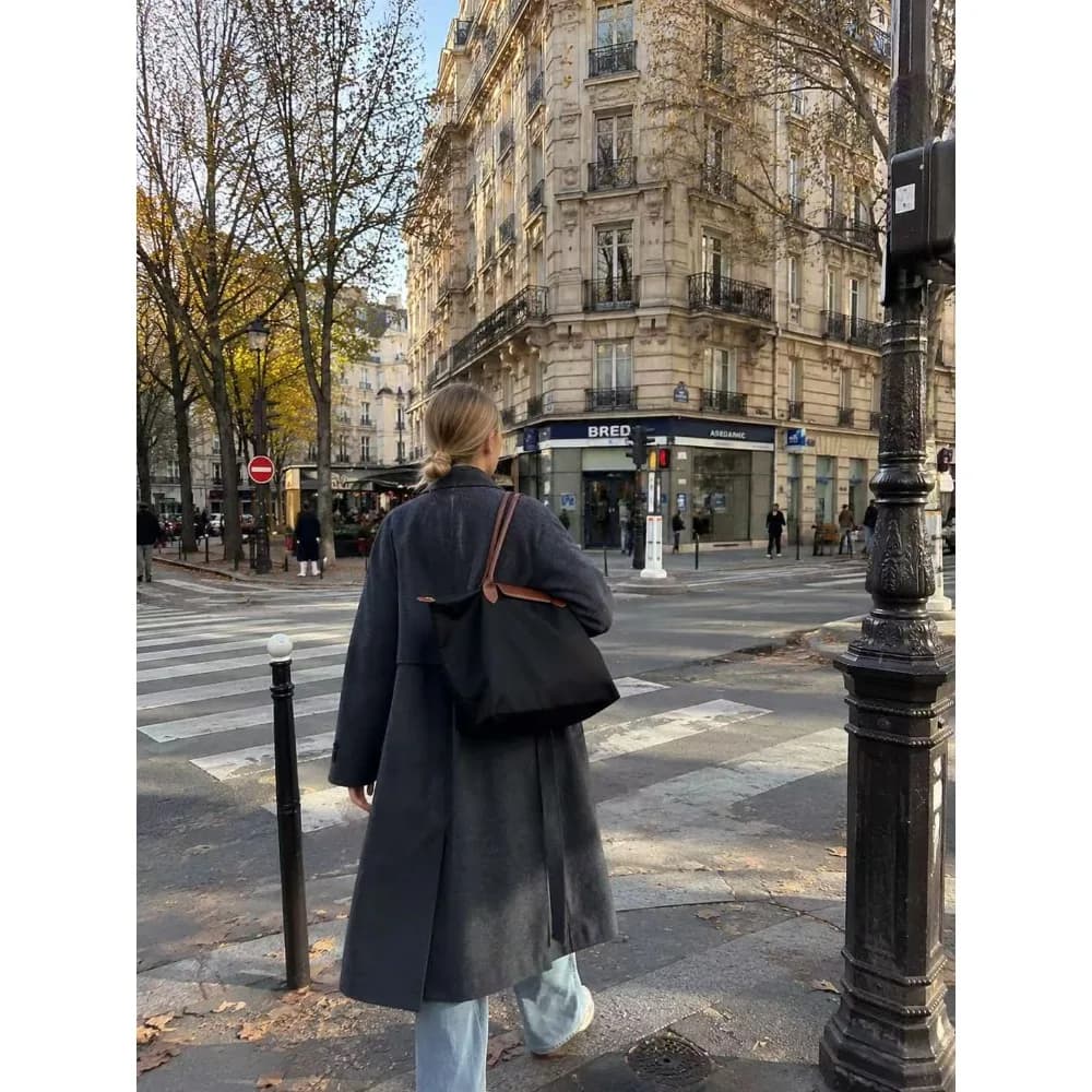 Popular Y2K-style roaming bag, foldable classic eco-friendly nylon tote, trendy large-capacity handbag