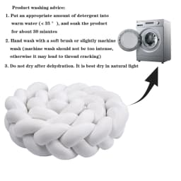 1-4M Baby Crib Bumper Protector Infant Cradle Pillow Cushion Braid Knot Bumper Protector Room Decor Tour De Lit Bebe Tresse