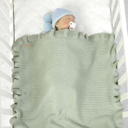 Baby Blankets Knitted Infant Boys Crib Bedding Quilt Girls Plaid 90*70cm Newborn Stroller Swaddling Warp Fashion Solid Ruffles