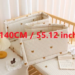 2025 Baby Crib Fence Soft Cotton Bag Anti-collision Strip Children's One-piece Bed Fence Spliced Bed Protection Cloth Baby Fence