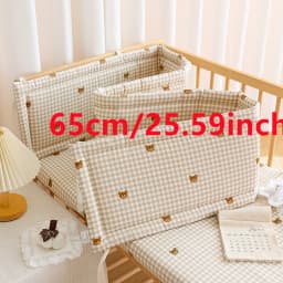 2025 Baby Crib Fence Soft Cotton Bag Anti-collision Strip Children's One-piece Bed Fence Spliced Bed Protection Cloth Baby Fence