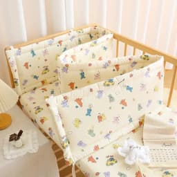2025 Baby Crib Fence Soft Cotton Bag Anti-collision Strip Children's One-piece Bed Fence Spliced Bed Protection Cloth Baby Fence