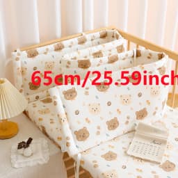 2025 Baby Crib Fence Soft Cotton Bag Anti-collision Strip Children's One-piece Bed Fence Spliced Bed Protection Cloth Baby Fence