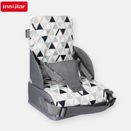 INSULAR Portable Foldable Anti Slip Children's Seat High Cushion Baby Dining Chair High Cushion Children's Travel Supplies