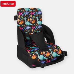 INSULAR Portable Foldable Anti Slip Children's Seat High Cushion Baby Dining Chair High Cushion Children's Travel Supplies