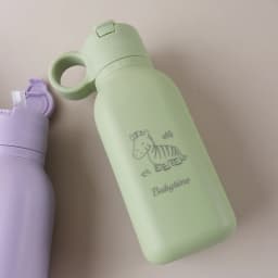 450ML Custom Name Silicone Straw Cup, Personalized Cartoon Pattern Water Bottle, Leakproof Sports Water Bottle for Kids Adults