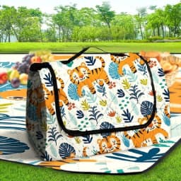 150*200CM Portable Picnic Mat Outdoor Foldable Thicken Beach Mat Moisture-proof Waterproof Camping Blanket Baby Activity Mat