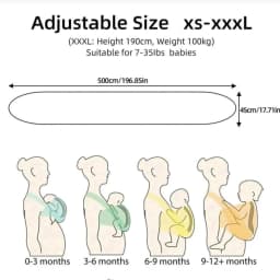 Baby Carrier Front-Carrying Multi-Functional Sleeping, Breastfeeding, Outing Device to Free Hands Knitted Fabric