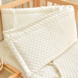 Railing Thicken Bumper Crib around Protector for Baby Room Decor Solid Color Baby Crib Fence Cotton Bed Protection