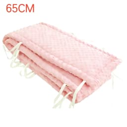 Railing Thicken Bumper Crib around Protector for Baby Room Decor Solid Color Baby Crib Fence Cotton Bed Protection