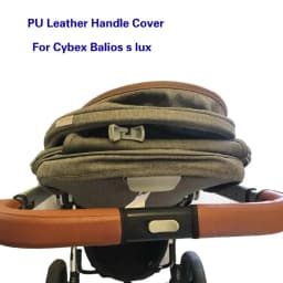 Baby Stroller Handle Cover For Cybex Balios S Lux 28cm Length Pu Leather Protective Case Wheelchairs Strollers Accessories