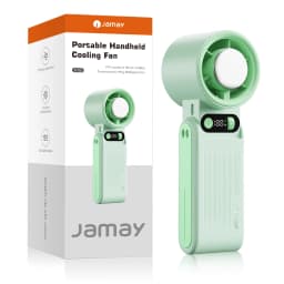 Portable Handheld Fan LED Digital Display With Refrigeration Board 90° Foldable 199Gear Strong Wind Speed 8000mAh F16