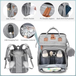 New Baby Nappy Changing Bags Changing Station Portable Baby Bed Travel Bassinet Folding Crib Shade Cloth Changing Pad Waterproof