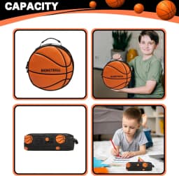 Boys' School Backpack with Lunch Box and Pencil Case - Ideal for Teens and Middle School Students