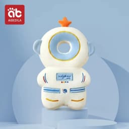 AIBEDILA Cartoon Astronaut Anti-Fall Baby Pad Infant Toddler Head & Back Protector Pillow Safety Protection Cushion for Newborn