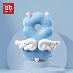AIBEDILA Cartoon Astronaut Anti-Fall Baby Pad Infant Toddler Head & Back Protector Pillow Safety Protection Cushion for Newborn