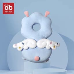 AIBEDILA Cartoon Astronaut Anti-Fall Baby Pad Infant Toddler Head & Back Protector Pillow Safety Protection Cushion for Newborn