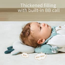 AIBEDILA Cartoon Astronaut Anti-Fall Baby Pad Infant Toddler Head & Back Protector Pillow Safety Protection Cushion for Newborn