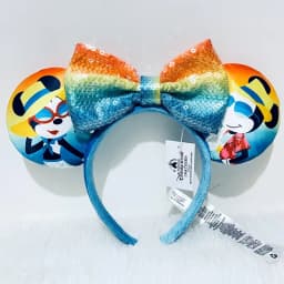 Disney Mickey Ear Headband Plush Sequin Headband For Adult Kids Women Girls Disneyland Cosplay Party Accessories Birthday Gift