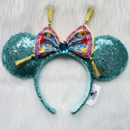 Disney Mickey Ear Headband Plush Sequin Headband For Adult Kids Women Girls Disneyland Cosplay Party Accessories Birthday Gift