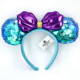 Disney Mickey Ear Headband Plush Sequin Headband For Adult Kids Women Girls Disneyland Cosplay Party Accessories Birthday Gift