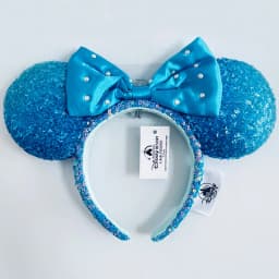 Disney Mickey Ear Headband Plush Sequin Headband For Adult Kids Women Girls Disneyland Cosplay Party Accessories Birthday Gift